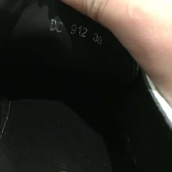 DIOR WALK'N'DIOR SNEAKERS BLACK COTTON CANVAS - Picture 6 of 7